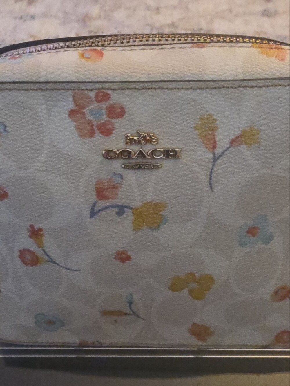 Coach Mini Camera Bag In Signature Canvas Crossbody. A2239-C8700. 7×5×2 - Picture 2 of 16